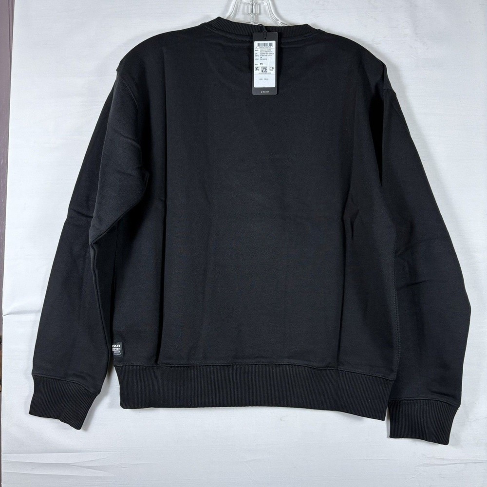 G-Star Raw‎ Premium Core RAW. Crewneck Sweatshirt Black Medium NWT - Picture 2 of 7